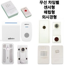 [해피바오] 차임벨 무선 초인종 외시경형 센서형 매립형 일반형 일반주택 아파트현관 식당 업소용, BS-604(외시경형)