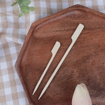대나무 손잡이 꽂이 10cm 50입 AA 산적 꼬지 과일 포크 샌드위치픽, 대나무손잡이꽂이18cm 50입 (113965)