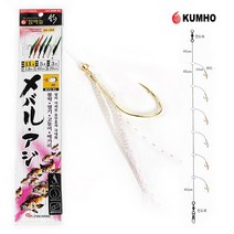 볼락 열기 고등어 전갱이 가자미 황열기 어피바늘 카드채비 13호 17호, 9호/3/1.5, 1개