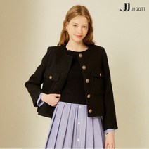 JJ지고트 플랩 포켓 라운드넥 재킷 GN2P0JK21