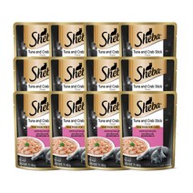 쉬바 참치와 게맛살 파우치 70g 12개, 단품, 단품