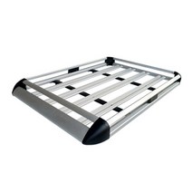 자동차 루프 박스 차량 용 루프 백 가로 바 케리어 일체형 세트 대용량 랙 alwaysme 알루미늄 합금 카고 스켓카고캐리어, 실버 130x100cm