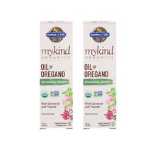 가든 오브 라이프 마이카인드 오가닉 오일 오레가노 시즈날 드롭스 1 fl oz (30 mL)