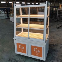 제빵 쇼케이스 진열대 유리 조명 케이크 카페, 100cmx55Wx160cm=3층