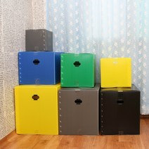 엘로우포장 다용도이사박스 3.5T, 2호, 둘다부착, 블랙, 1개