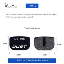 유압프레스 소형 미니 탁상 유압프레스 소형 미니 탁상 1 쌍2 pcs 산악 자전거 자전거 수지 세미 메탈 디스크 브레이크 패드 shimanozoom magura 공식 용 구리, sc1-014-1 쌍