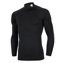 [DESCENTE] S8221ZCO01 BLK0 베이스볼 하프넥 언더셔츠(BLACK)