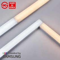 공간LED LED 티라인 T라인 사각 T5 직부등 라인조명 간접조명 슬림 일자등, YD 600mm 10W 화이트바디 주광색