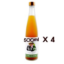 함초진액500mlX4 발효액 함초 소금 함초환 순천만 가루 원액 주스 액상차 효소 건강음료 식이섬유