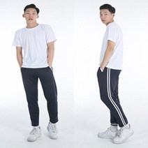 네이비화이트라인교복생활복하의남자 네이비 화이트라인 생활복 교복 예쁜교복