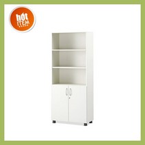 가이아 5단 하문장 (캐비넷 책장 수납장 사무실), W800 X D400 X H1900:화이트그레이