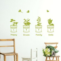 큐데코 셀프인테리어 포인트스티커, 스위트가든-9 - 올리브