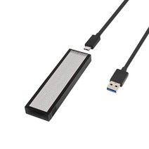 Syba USB C 알루미늄 M.2 SATA B-Key SSD 인클로저 어댑터 3.1 Gen2 Type-C to NGFF 솔리드 스테이트 드라이브 외장 인클로저로 SD-ENC40, M.2 SATA B-Key Enlosure