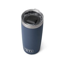 YETI Rambler 295.7ml(10온스) 쌓을 수 머그 스테인리스 스틸 MagSlider 뚜껑으로 진공 단열 하이랜드 올리브, Navy