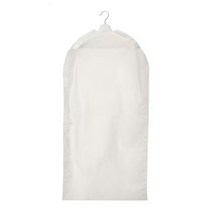 통기성좋은 투명 화이트 세탁소 옷커버 4개 옷덮개 계절옷 옷보관