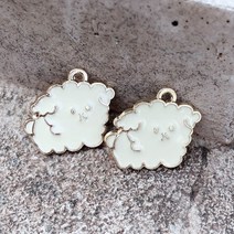 KAY&JAY 푸들팬던트 강아지참장식 키링재료 마스크줄 팔찌만들기