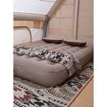1인용 에어매트 텐트 휴대용 바닥 차박 초경량 야외, 더블에어베드(두께40CM)