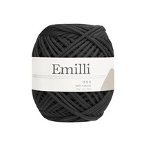 yarna 에밀리 로프얀 뜨개실 350g, 15 챠콜, 1개