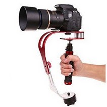 CH1625844 DSLR 카메라 동영상 촬영 흔들림 방지 스테디캠 그립 저하중 짐벌, 1개