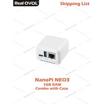 RealQvol FriendlyElec NanoPi NEO3 1GB/2GB DDR4 RK3328 Cortex A53 쿼드 코어 64-bi 지원 리눅스 우분투, 02 번들 2