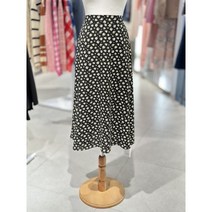 르샵 leshop LC28SK030 잔꽃 플레어 허리밴딩 스커트