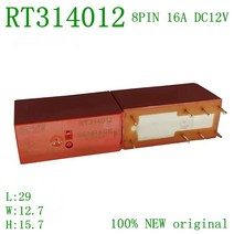 TE TYCO 릴레이 전원 RT314012 12VDC 16A250VAC PIN8 DC12V 100 50개/로트, 한개옵션0