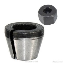 6MM 6.35MM 8MM 콜릿 척 어댑터 조각 트리밍 기계 전, 6.35mm add screw nut_One Size, 6.35mm add screw nut_One Size, 상세 설명 참조4