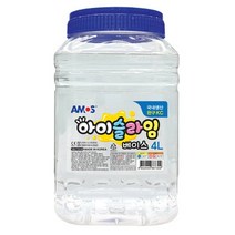 아모스 초강력 액체풀 대용량 4L 아이슬라임베이스 어린이집 유치원 초등학교 신학기 만들기재료, 1개