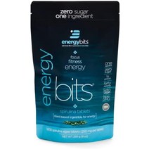 순수 스피루리나 정제 - 정 봉지(정당 ) - 비- 비조사 청녹조류 - 케토 비건 슈퍼푸드, 에너지 비트, 1000개(1팩)