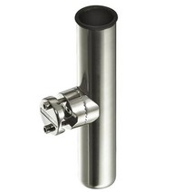 360도 조정 가능한 낚싯대 폴 홀더 스테인레스 스틸 낚시 보트 막대 랙 레일에 클램프 지원 0.87 1 인치 하드웨어, 은