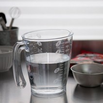 투명 1L 계량컵 클리어 눈금컵 대용량 비커