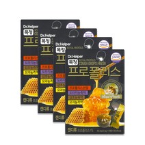 목청프로폴리스 캔디 9정 x 4EA 도라지농축액 감초농축액 모과농축액 사탕, 40.5g, 4개