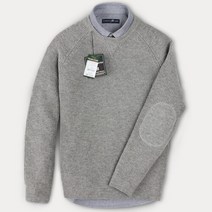 [FOREST CAMP]Lambswool Crewneck Sweater 램스울 니쥬조직 라운드넥 스웨터 ∼4XL[FCSW8413-Medium Grey]