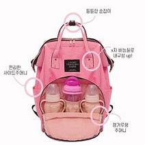 선도스토어 플로키 기저귀백팩 국민 기저귀가방, 레드