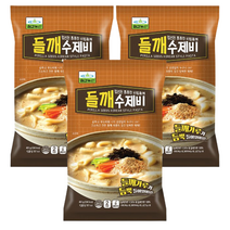 칠갑농산 들깨수제비 455g x3봉, 1