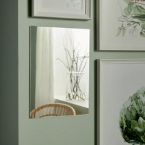 [돗개리빙]깔끔하고 편리한 이케아 붙이는 유리 거울 접착식 전신거울 시리즈 롯스 뢴소스, 롯스(30x30cm-4개셋트)