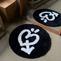 레브/폴인 러그 원형 디자이너 카페트 거실 식탁 침대 전신거울