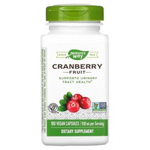 네이처스 웨이 크랜베리 농축액 465mg 180베지캡슐, 100베지캡슐, 180정