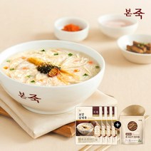 [본죽]보양삼계죽 200g 4팩 + 장조림 70g 1개 (총5팩), 단품