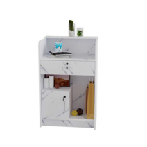 계산대 카운터 프론트 데스크 가게 미니 소형 포스기, 라이트 그레이 A2 80x42x95cm