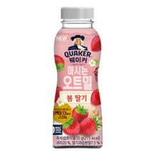 칠성 쉐이크 아침 식사 대용 퀘이커 마시는 오트밀 오트 & 봄딸기 건강식 간편식 식단조절 선식 50G 20개, 20세트