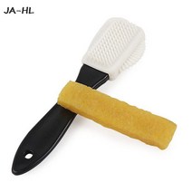 스웨이드 지우개 구두약 클리너 신발 세척제 고무 블랙 S 모양의 2 개/대/세트 부팅 구두 가죽 얼룩 브러쉬 3 사이드 청소