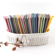 릴리패브릭 면20수 선염무지 캐주얼 레트로 해지 23color, 연두