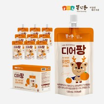 [몸엔용] 디어팡 어린이 녹용곤약젤리 오렌지 120ml x 10개입, 단품, 단품