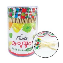 과일꽂이 300P 과일픽 디저트픽 안주 이쑤시개 꼬지 꼬치 산적 오뎅, 단품