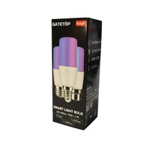 스마트 컨트롤 램프 A60 GU10 6W 9W RGBCW 와이파이 Led 조명 알렉사 전구 구글 어시스턴트 홈 장식과 호, 07 T37 6W E27