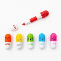 귀여운 비타민 알약볼펜 개업선물 단체선물 판촉용품, 핑크