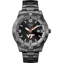 타이맥스 Timex Tribute 남성용 Acclaim 42mm 쿼츠 시계 스테인리스 스틸 스트랩 포함 Penn State Nittany Lions