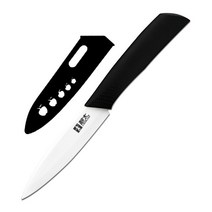 세라믹칼 정육칼 일본 독일 명품칼 중식칼 장미칼Lingtil 세라믹 칼 4 인치 과일 【블레이드 두께 1.6mm 】, 01 Black Handle