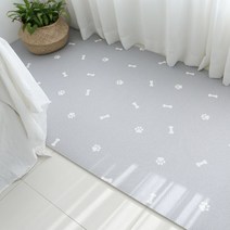 강아지 미끄럼방지 롤 애견매트 거실 복도형 대형 110 x 100cm, 도그프린트